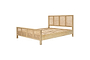 Saharsa Cane & Mango Wood Bed - King-nkuku