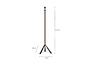 Sahhil Metal Tripod Floor Lamp - Antique Bronze-nkuku