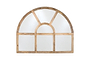 Sande Arched Mango Wood Mirror - Natural-nkuku