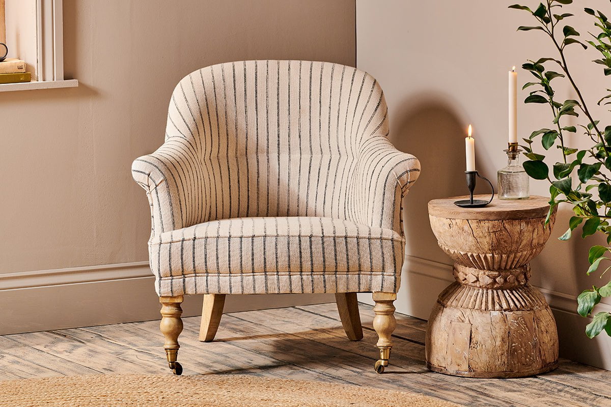 Sanja Stripe Armchair- nkuku