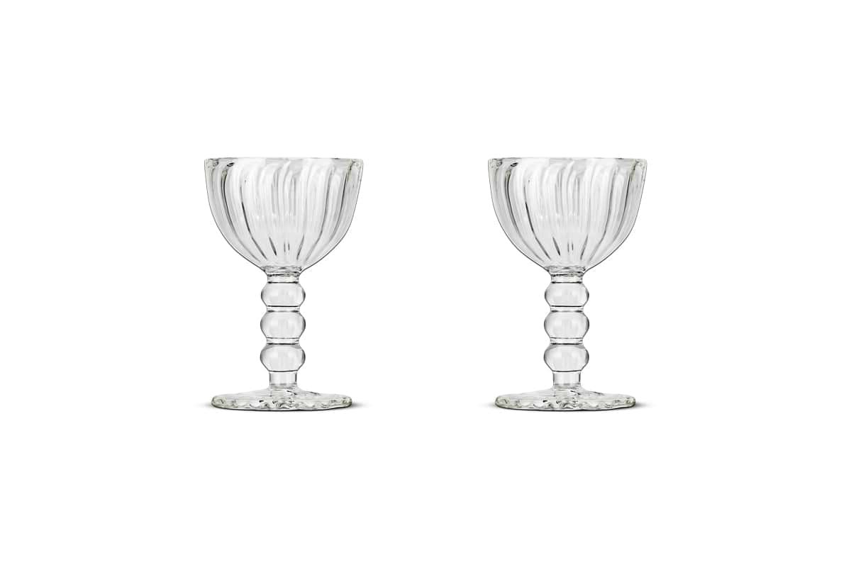 Santosa Sherry Glass - Clear (Set of 2)-nkuku