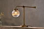 Sengol Recycled Glass Desk Lamp - Antique Brass-nkuku