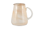 Shirali Marble Swirl Jug - Apricot-nkuku