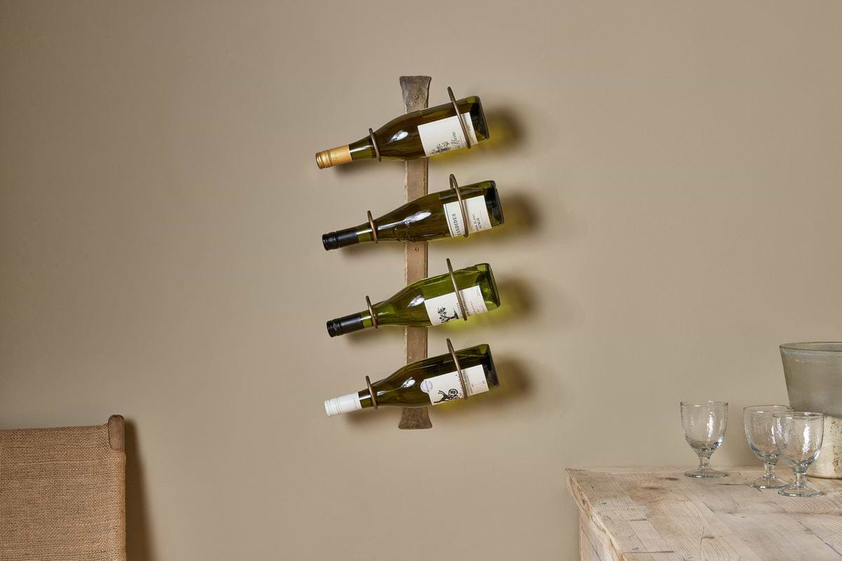 Glass Rack Brass Wine Bottle Holder Shray Iron Wine Rack Antique Brass