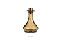 Sirsa Glass Candlestick - Sepia-nkuku