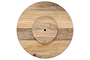 Soria Mango Wood Lazy Susan - Natural-nkuku