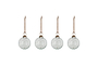 Sundara Baubles - Clear - (Set of 4)-nkuku