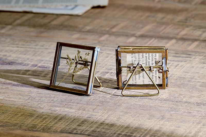 Tiny Danta Frame Antique Brass (Set of 2)
