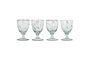 Taja Wine Glass - Sea Blue (Set of 4)-nkuku