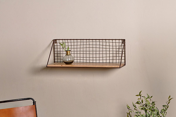 Tamba Mango Wood Shelf - Small-nkuku