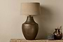 Tanda Etched Statement Table Lamp - Antique Brass - Extra Large-nkuku