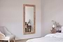 Tannir Carved Mango Wood Mirror - Natural-nkuku