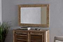 Tannir Mango Wood Carved Mirror - Natural-nkuku