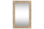 Tannir Mango Wood Carved Mirror - Natural-nkuku