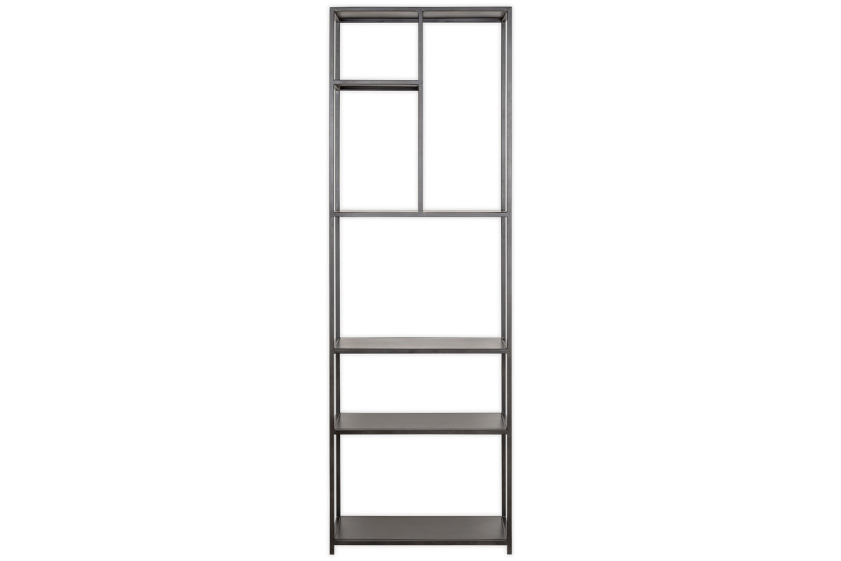 Tanvi Display Shelf - Black - Narrow-nkuku