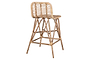 Taung Rattan Counter Chair - Natural-nkuku