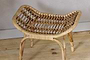 Taung Rattan Low Stool - Natural- nkuku