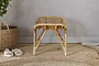 Taung Rattan Low Stool - Natural- nkuku