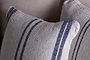 Tendali Linen Stripe Cushion Cover - Navy-nkuku