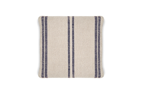 Tendali Linen Stripe Cushion Cover - Navy