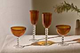 Thimma Champagne Coupe - Amber (Set of 2)-nkuku