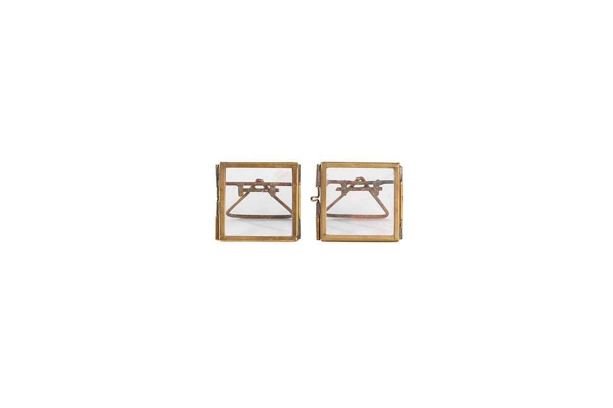 Tiny Danta Frame Antique Brass (Set of 2)-nkuku