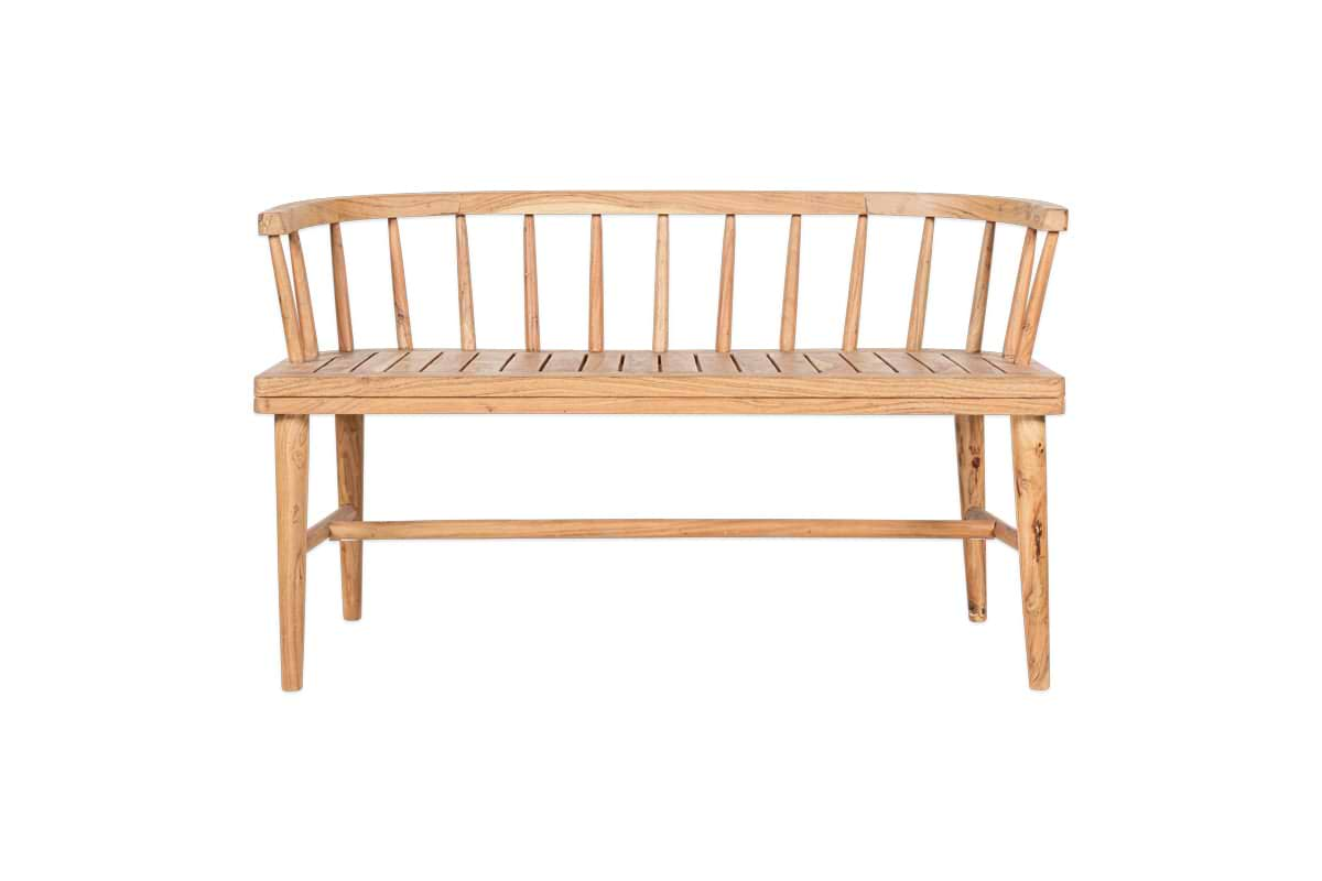 Tipu Acacia Wood Bench-nkuku