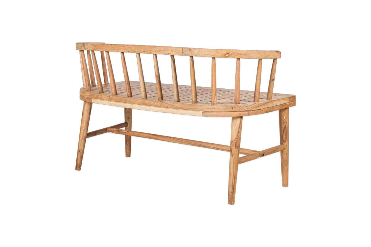 Tipu Acacia Wood Bench-nkuku