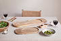 Tivisha Mango Wood Serving Board - Natural-nkuku