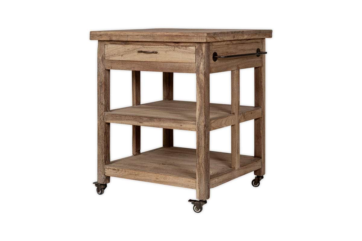 Tivu Reclaimed Wood Butchers Block - Natural-nkuku