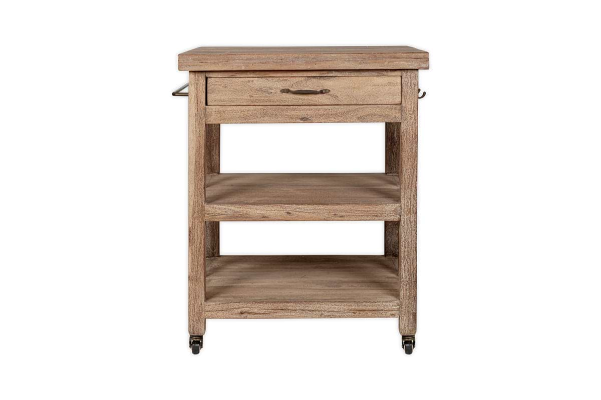 Tivu Reclaimed Wood Butchers Block - Natural-nkuku