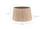 Tiwa Woven Jute Lampshade - Natural-nkuku