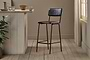 Ukari Counter Chair - Aged Black-nkuku