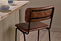 Ukari Counter Chair - Chocolate Brown-nkuku