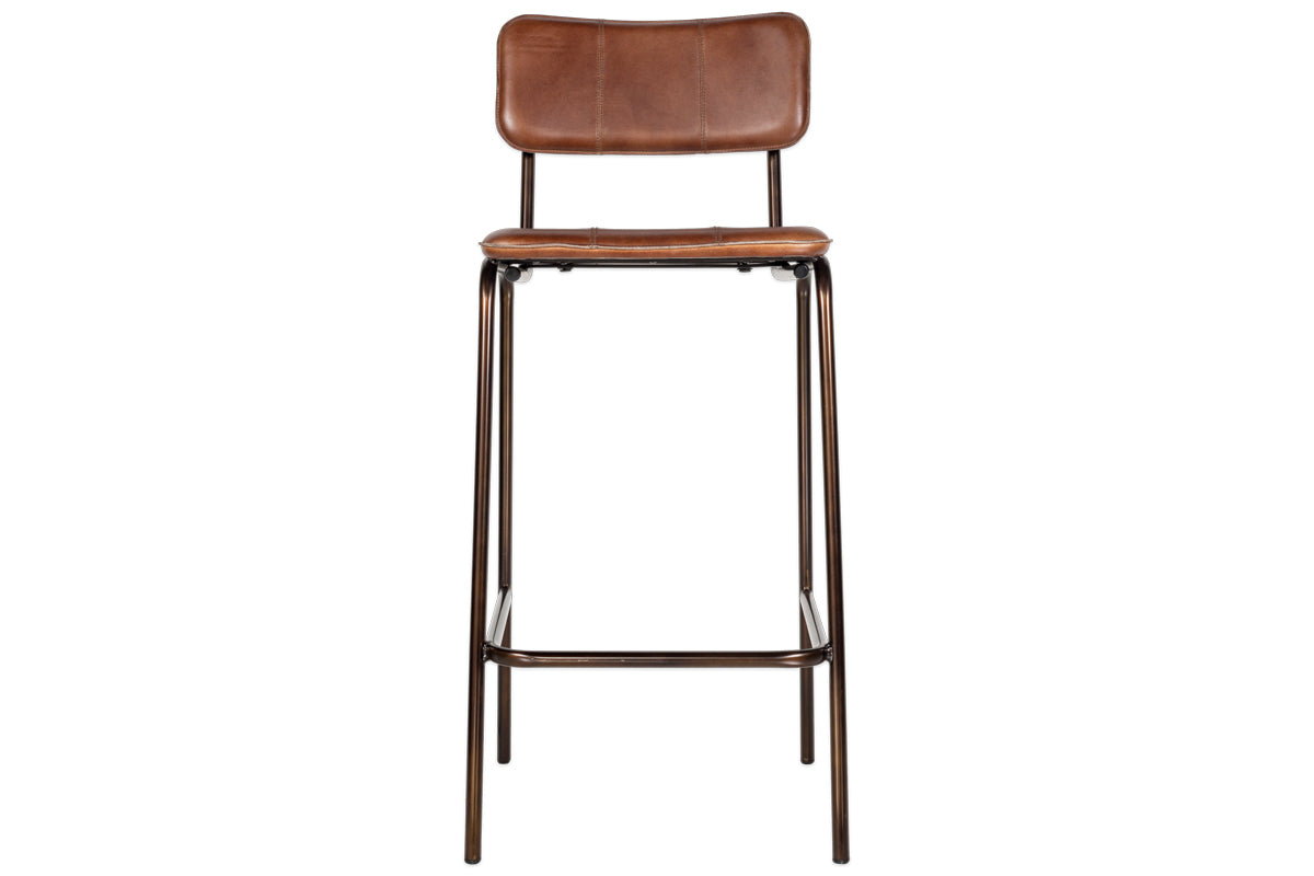 Ukari Counter Chair - Chocolate Brown-nkuku