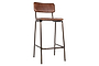 Ukari Counter Chair - Chocolate Brown-nkuku