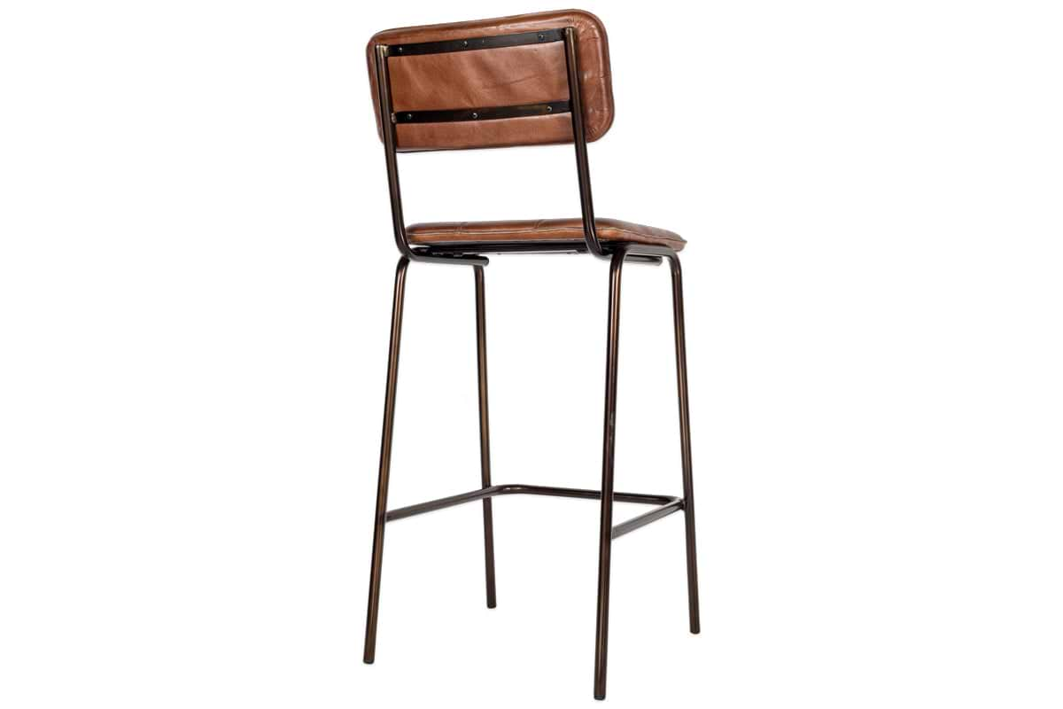 Ukari Counter Chair - Chocolate Brown-nkuku