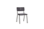 Ukari Leather Dining Chair - Aged Black-nkuku