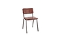 Ukari Leather Dining Chair - Chocolate Brown-nkuku