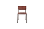 Ukari Leather Dining Chair - Chocolate Brown-nkuku