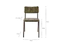 Ukari Leather Dining Chair - Rich Green-nkuku