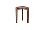 Umar Acacia Side Table - Dark Brown- nkuku