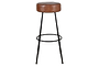 Veer Leather Counter Stool - Aged Tan-nkuku