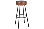 Veer Leather Counter Stool - Aged Tan-nkuku