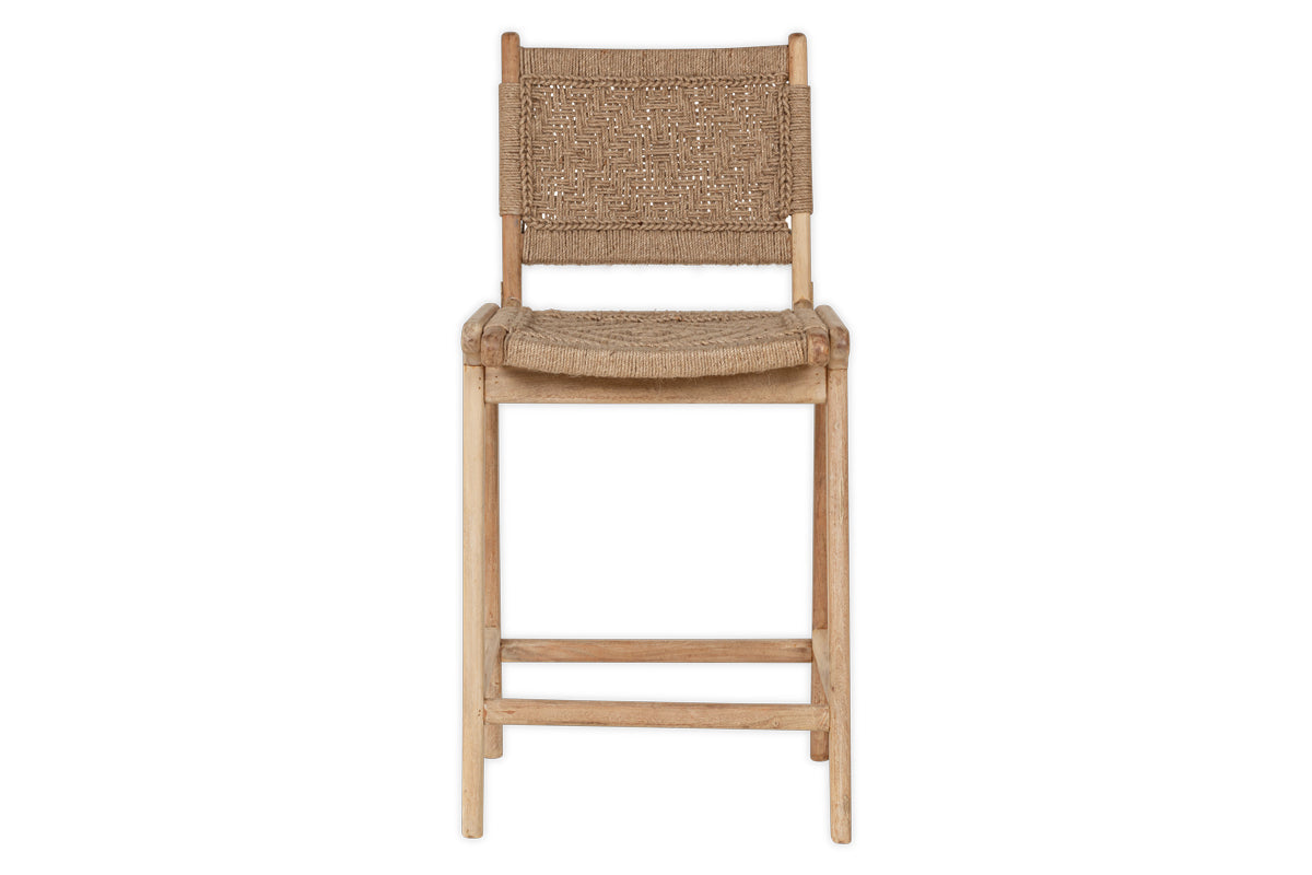 Vinay Woven Counter Chair - Natural-nkuku