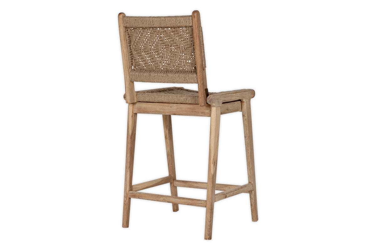 Vinay Woven Counter Chair - Natural-nkuku