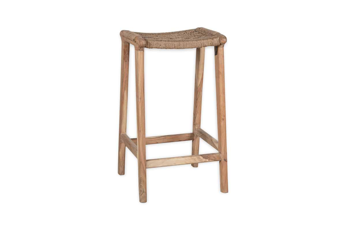 Vinay Woven Counter Stool - Natural-nkuku