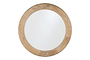 Vivan Grooved Wood Mirror - Natural-nkuku