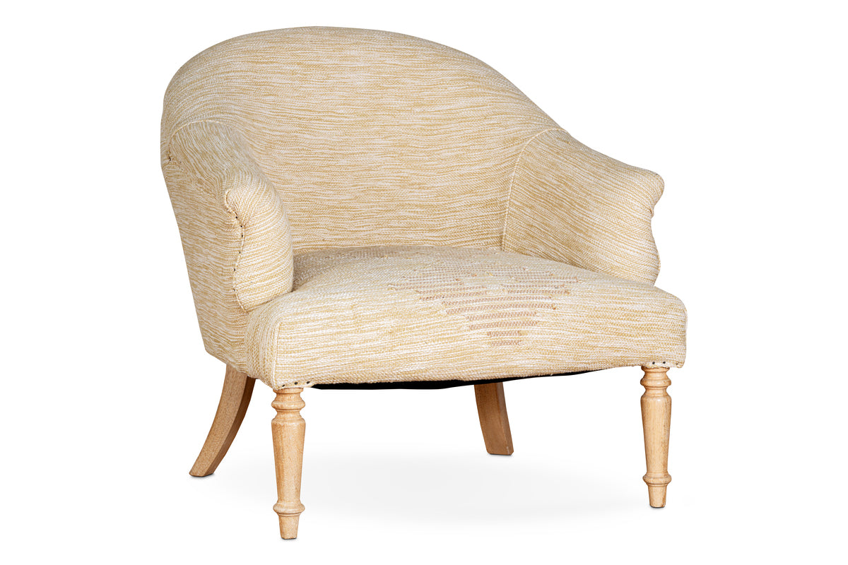 Aranya Cotton & Jute Occasional Chair - Natural
