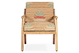 Kavya Kilim Occasional Armchair - Natural